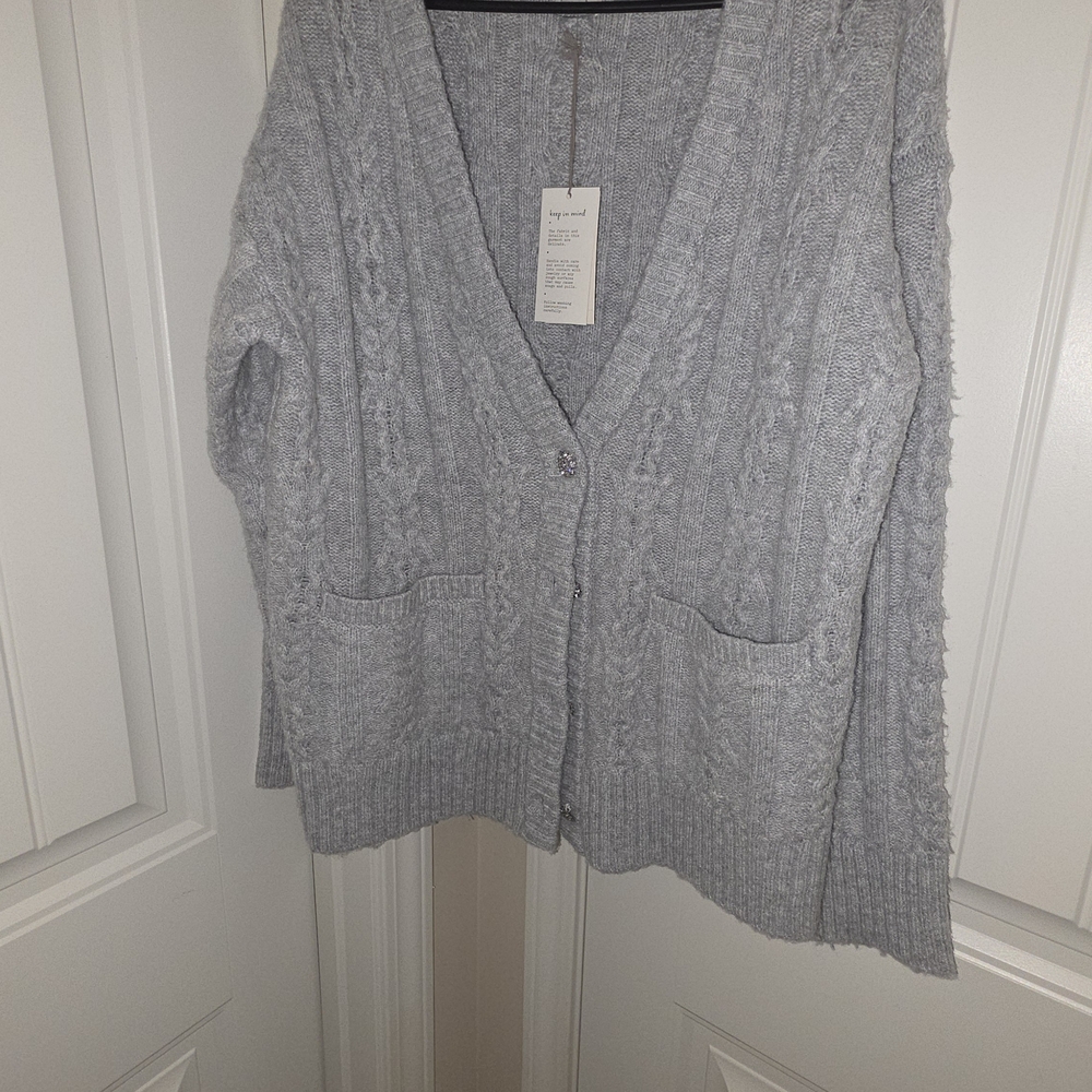 a new day Light Gray Women's Cardigan